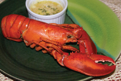 Lobster supper at Bay St. Lawrence